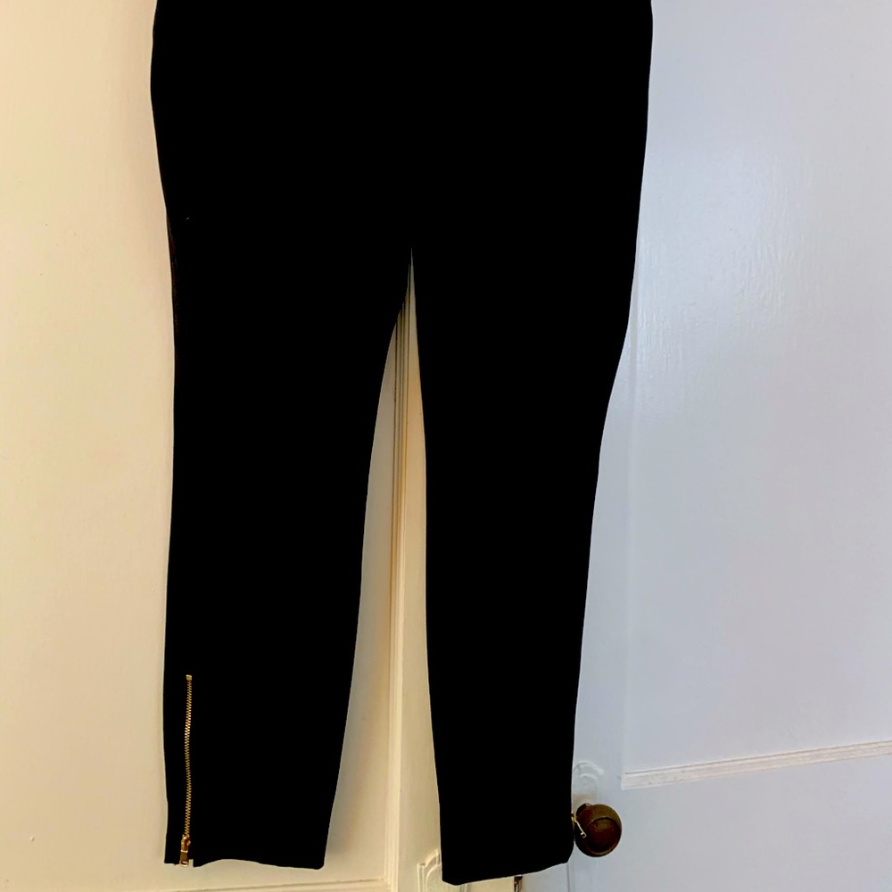 Loft 8P Flat Front Ankle Zip Skinny Dress Pants